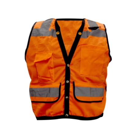 Chaleco De Seguridad Reforzado Con Bolsas Naranja Truepower 66207 TPCH1205