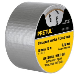 Cinta para ducto, 10 m, Pretul Cod. 20528