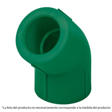 Codo 45° de PPR 2′ 63mm