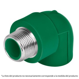 Codo 90° de PPR 1′ 32mm macho