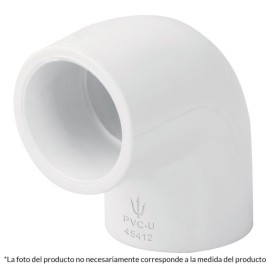 Codo 90° de PVC 1-1/2′