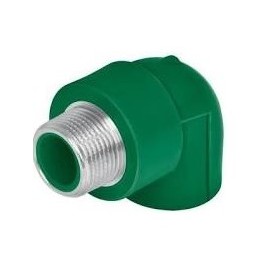 Codo ppr 90° rosca exterior 032mm 1 aquaplas