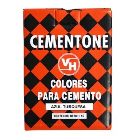 Color para cemento azul turquesa 1kg cementone