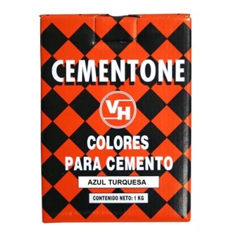 Color para cemento azul turquesa 1kg cementone