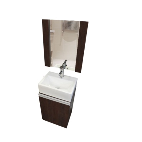 Combo Lavabo Atrani Acabado Tabaco Con Kit-21 10513 ABMO1836