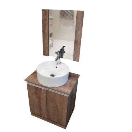 Combo Lavabo Dozza Acabado Nebraska Con Kit-21 10518 ABMO1837