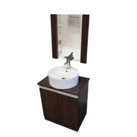 Combo Lavabo Dozza Acabado Tabaco Con Kit-21 10520 ABMO1839