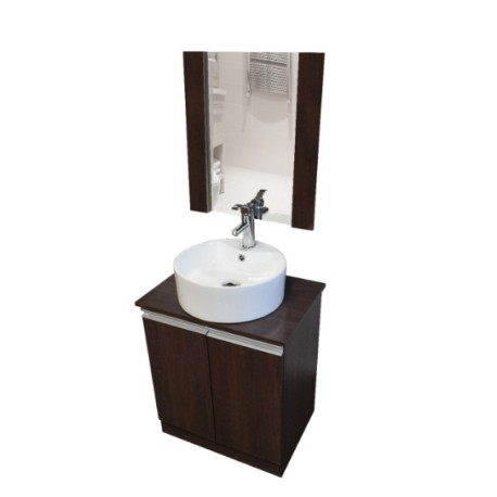 Combo Lavabo Dozza Acabado Tabaco Con Kit-21 10520 ABMO1839