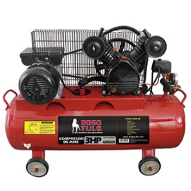 Compresor aire 3hp 70l banda lubricado