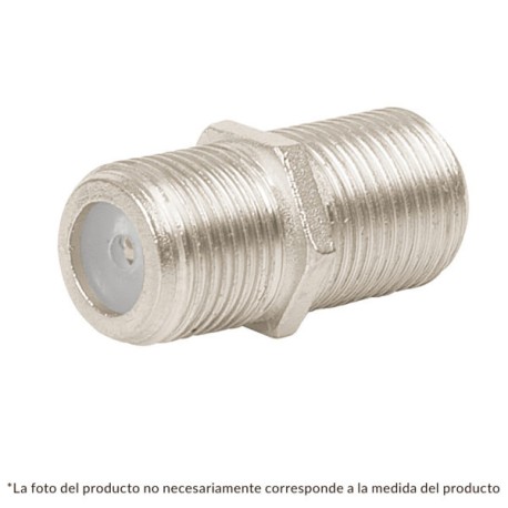 Conector coaxial RG 59 de barril,bolsa 4 pzas Cod. 48483