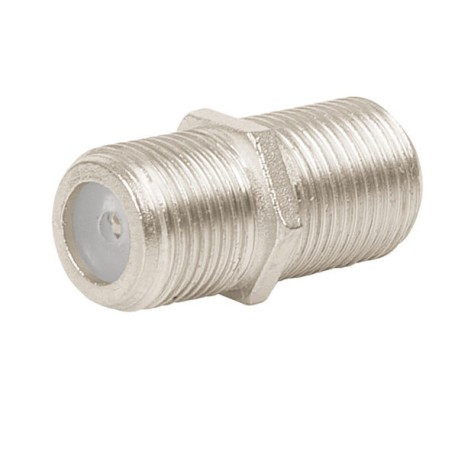 Conector coaxial RG 6 de barril, bolsa 4 piezas Cod. 48484