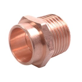 Conector cobre rosca exterior 013mm 1/2 g