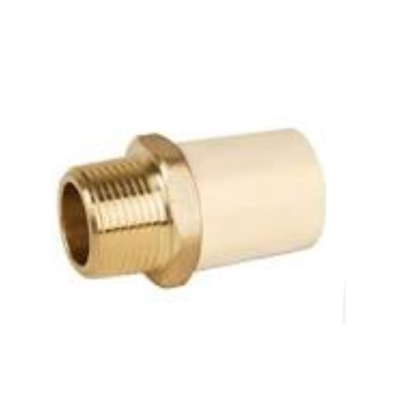 Conector cpvc rosca exterior con inserto 013mm 1/2 G