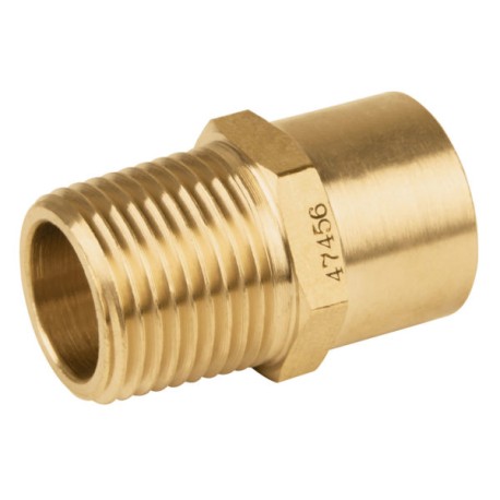 Conector de latón NPT soldable1/2′ X 3/8′