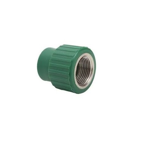 Conector ppr rosca interior 025x025mm 3/4×3/4 iusaplus/aquap