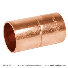 Cople de cobre con ranura 1-1/4′