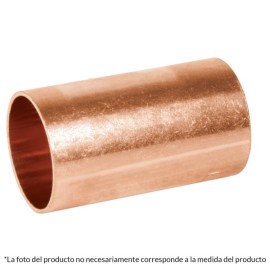 Cople de cobre sin ranura 1-1/2′