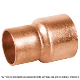 Cople reducción campana cobre 1-1/4×1/2′