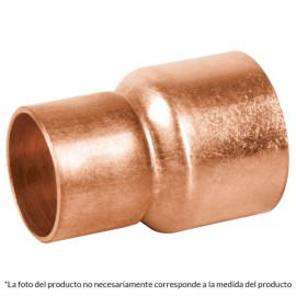 Cople reducción campana cobre 1’x 1/2′