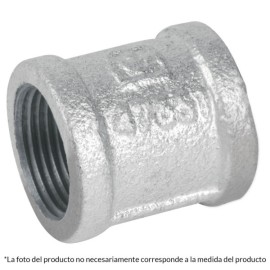 Cople reforzado galvanizado 2′