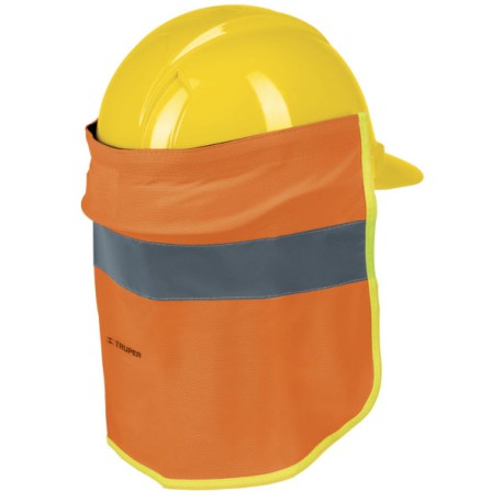 Cubrenuca para casco color naranja 30 cm