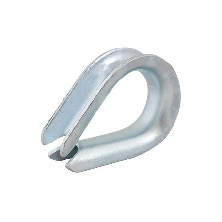 Cuello galvanizado 3/4″ p/cable de acero