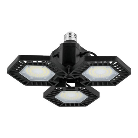 ABA-700L Luminario de LED 65 W aluminio con 3 paneles abatibles : 46587