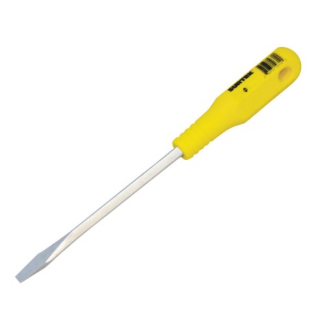 D464 Destornillador amarillo barra cuadra pta plana 1/4×4″ Surtek